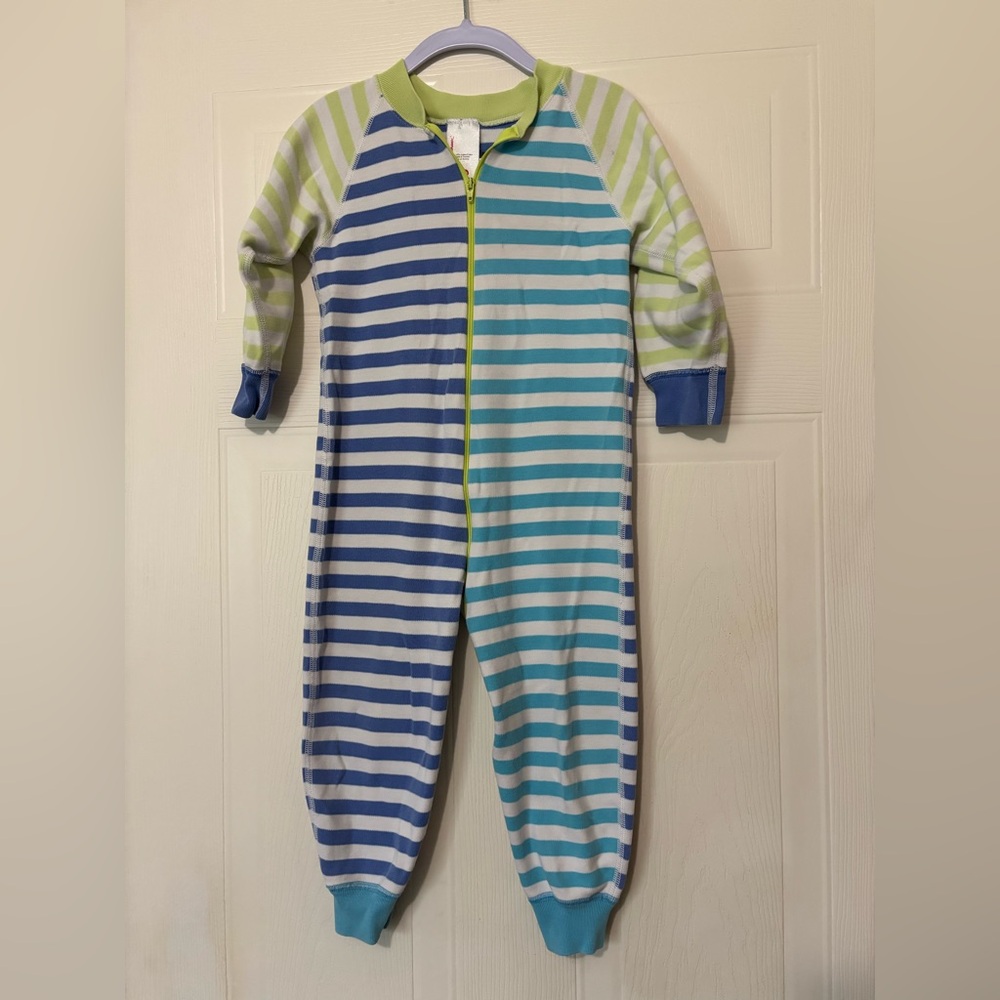 3T Hanna Anderson zipper Night Night sleeper footless 100% cotton